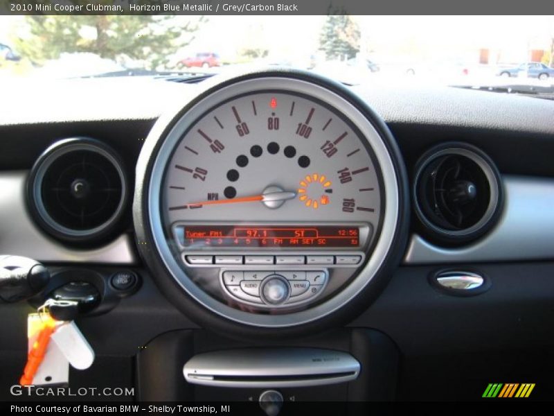 Horizon Blue Metallic / Grey/Carbon Black 2010 Mini Cooper Clubman