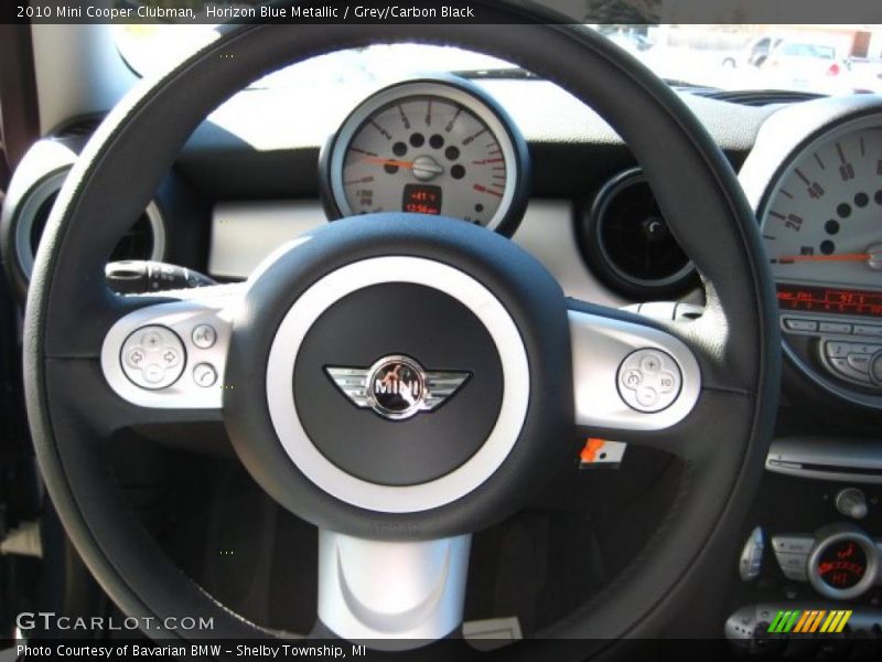 Horizon Blue Metallic / Grey/Carbon Black 2010 Mini Cooper Clubman