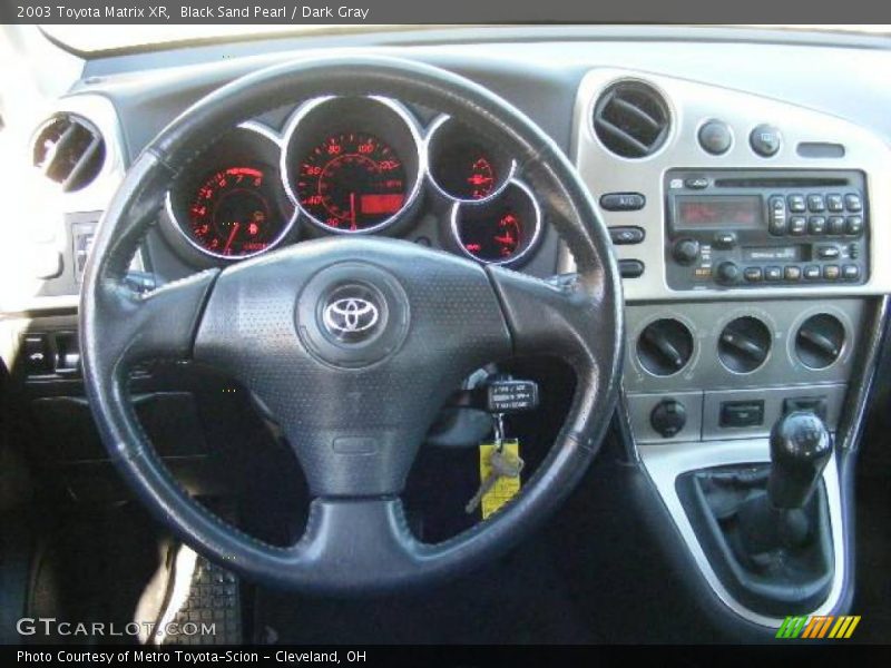 Black Sand Pearl / Dark Gray 2003 Toyota Matrix XR