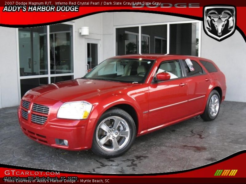Inferno Red Crystal Pearl / Dark Slate Gray/Light Slate Gray 2007 Dodge Magnum R/T