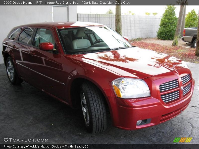 Inferno Red Crystal Pearl / Dark Slate Gray/Light Slate Gray 2007 Dodge Magnum R/T