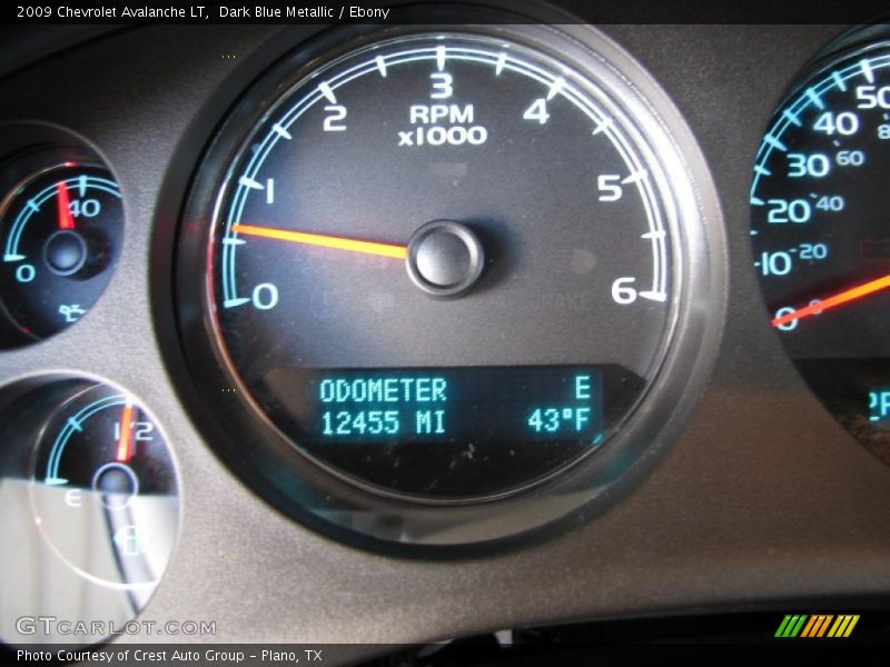 Dark Blue Metallic / Ebony 2009 Chevrolet Avalanche LT