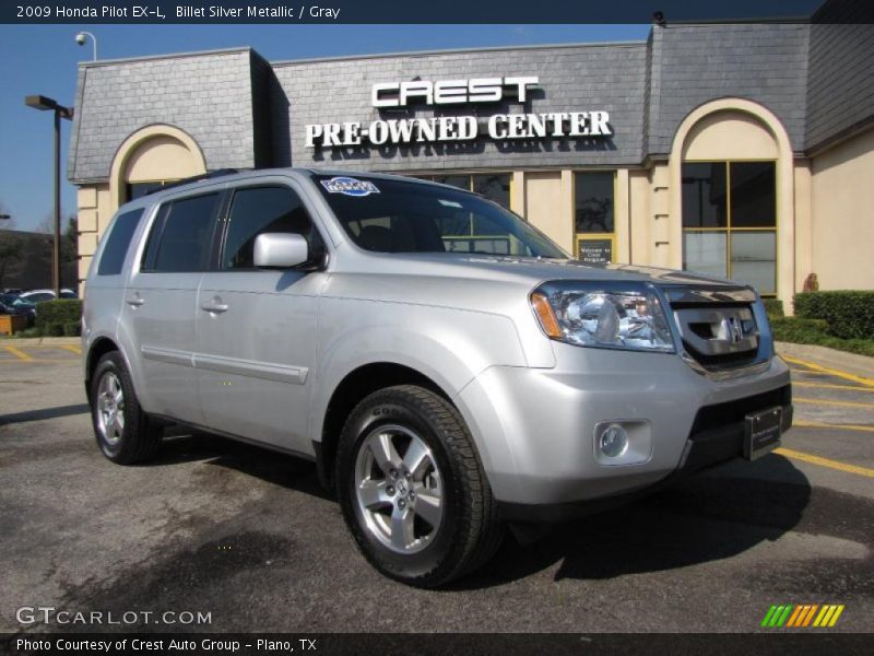 Billet Silver Metallic / Gray 2009 Honda Pilot EX-L