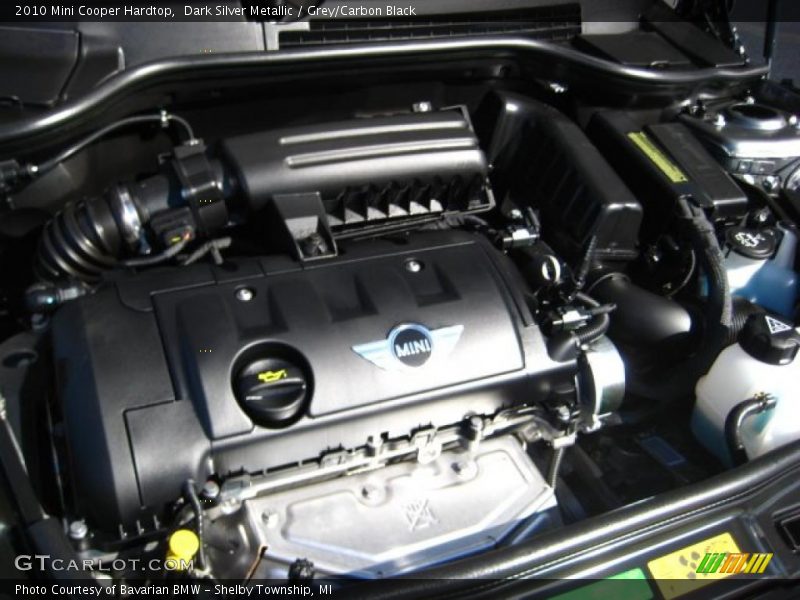 Dark Silver Metallic / Grey/Carbon Black 2010 Mini Cooper Hardtop