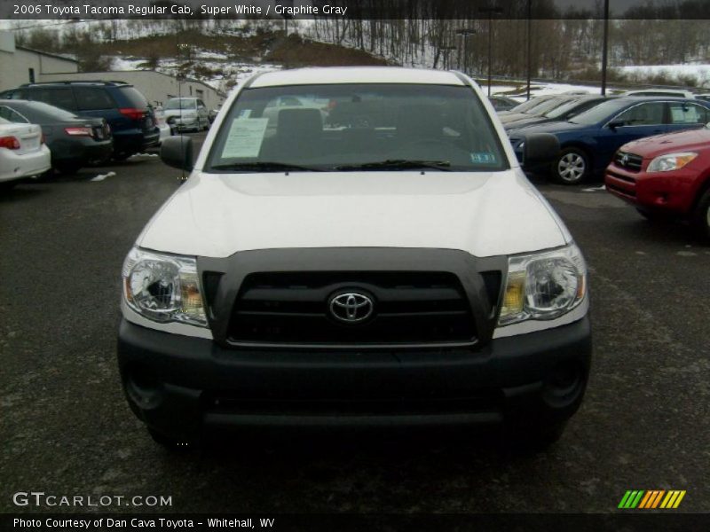 Super White / Graphite Gray 2006 Toyota Tacoma Regular Cab