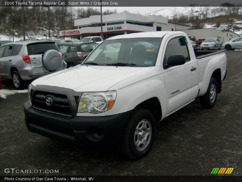Super White / Graphite Gray 2006 Toyota Tacoma Regular Cab