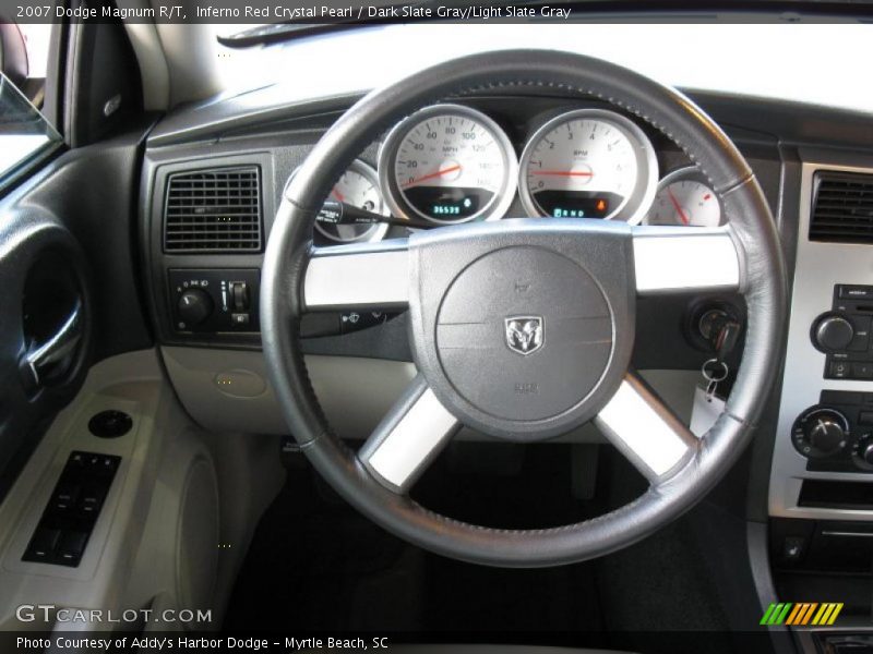 Inferno Red Crystal Pearl / Dark Slate Gray/Light Slate Gray 2007 Dodge Magnum R/T