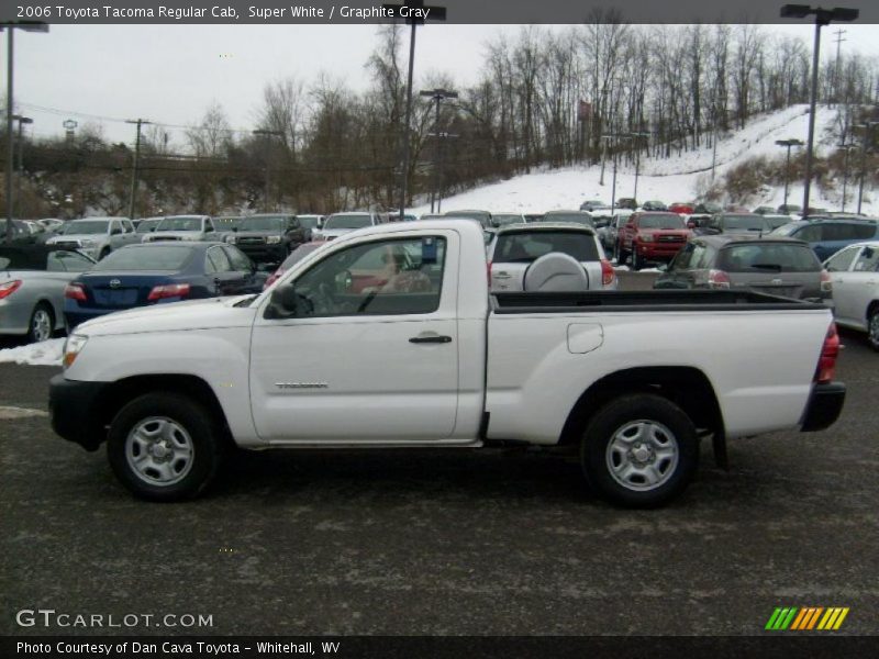 Super White / Graphite Gray 2006 Toyota Tacoma Regular Cab