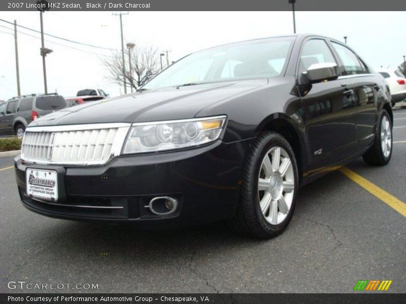 Black / Dark Charcoal 2007 Lincoln MKZ Sedan