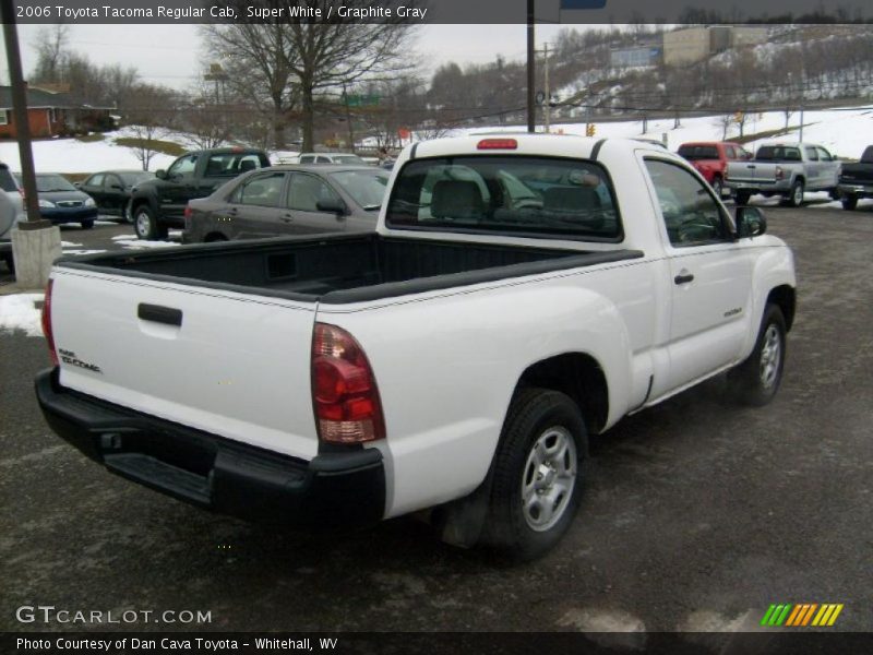 Super White / Graphite Gray 2006 Toyota Tacoma Regular Cab