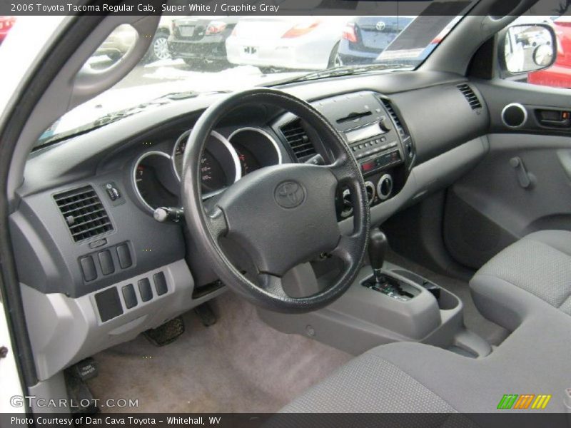 Super White / Graphite Gray 2006 Toyota Tacoma Regular Cab