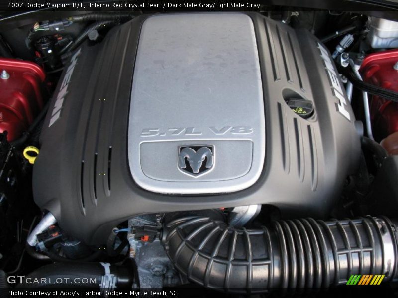 Inferno Red Crystal Pearl / Dark Slate Gray/Light Slate Gray 2007 Dodge Magnum R/T