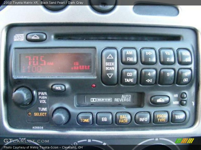 Black Sand Pearl / Dark Gray 2003 Toyota Matrix XR