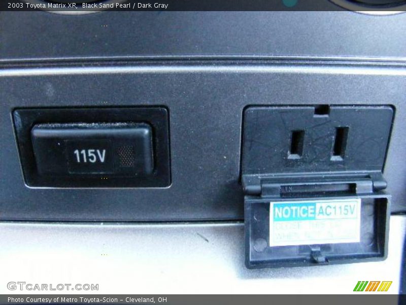 Black Sand Pearl / Dark Gray 2003 Toyota Matrix XR