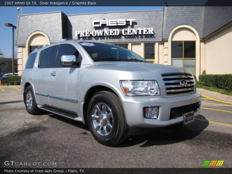 Silver Indulgence / Graphite Black 2007 Infiniti QX 56