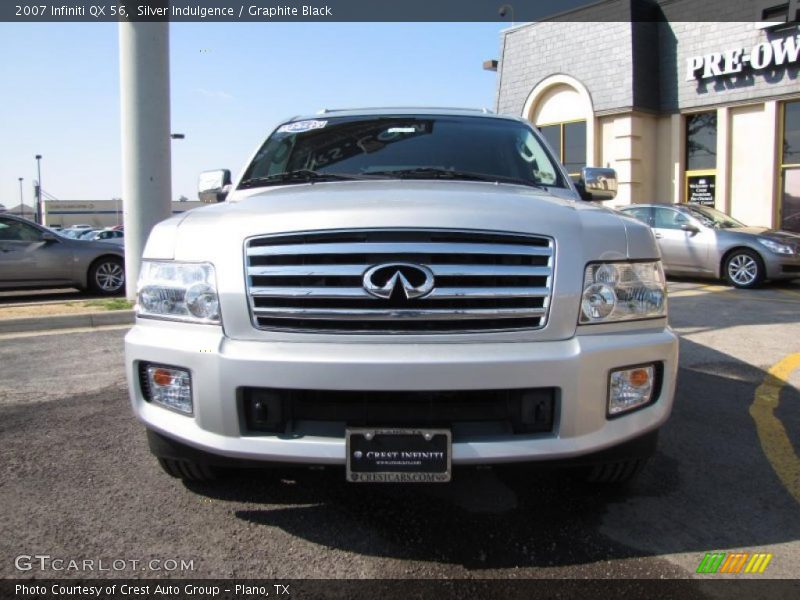 Silver Indulgence / Graphite Black 2007 Infiniti QX 56