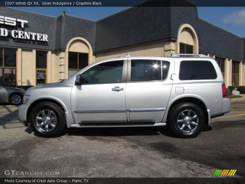Silver Indulgence / Graphite Black 2007 Infiniti QX 56