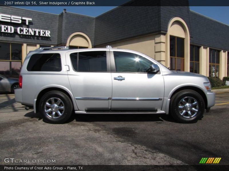 Silver Indulgence / Graphite Black 2007 Infiniti QX 56