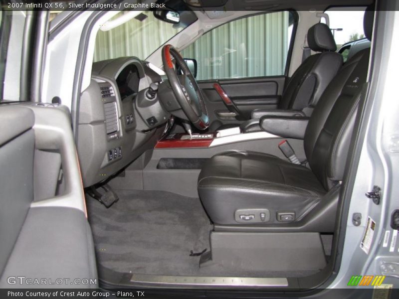 Silver Indulgence / Graphite Black 2007 Infiniti QX 56