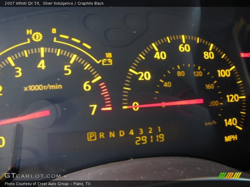 Silver Indulgence / Graphite Black 2007 Infiniti QX 56