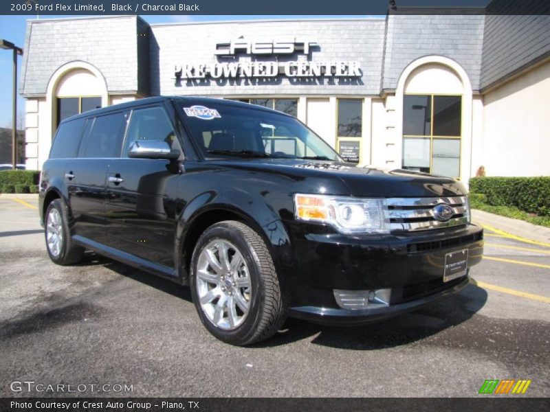 Black / Charcoal Black 2009 Ford Flex Limited