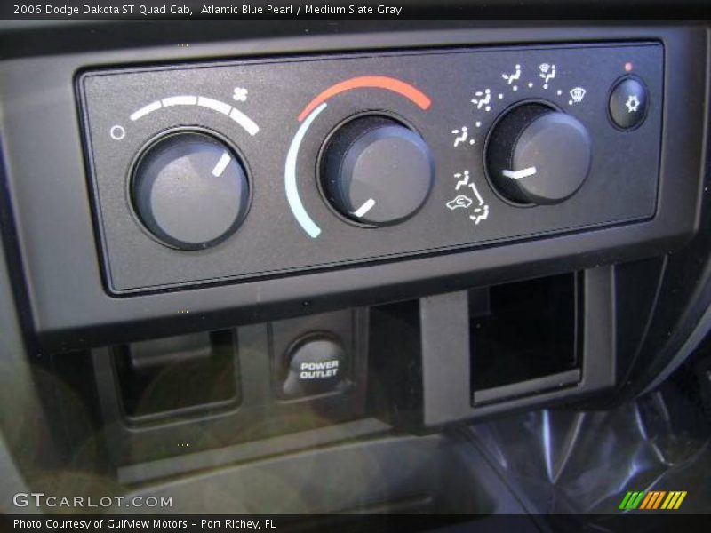 Atlantic Blue Pearl / Medium Slate Gray 2006 Dodge Dakota ST Quad Cab