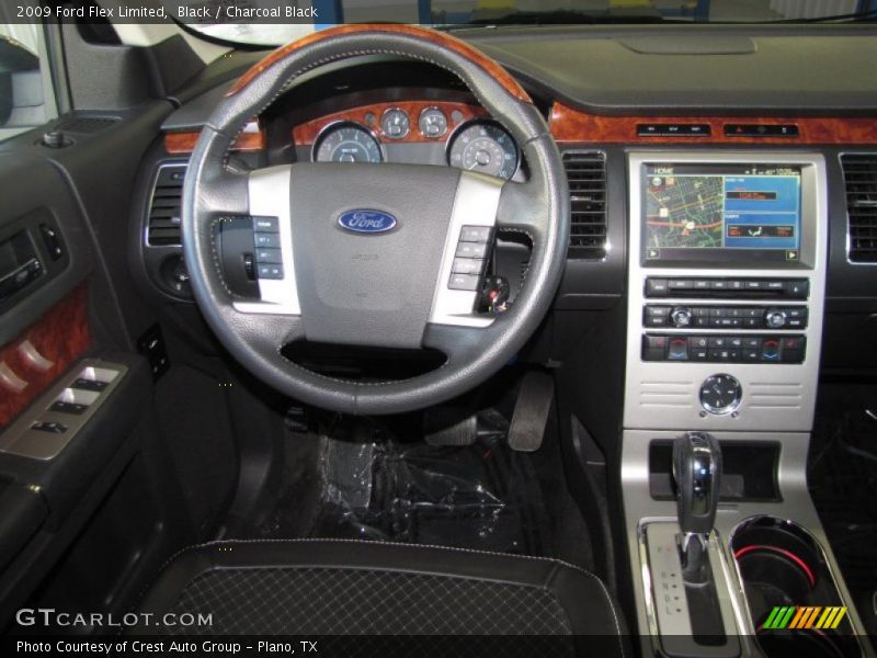 Black / Charcoal Black 2009 Ford Flex Limited