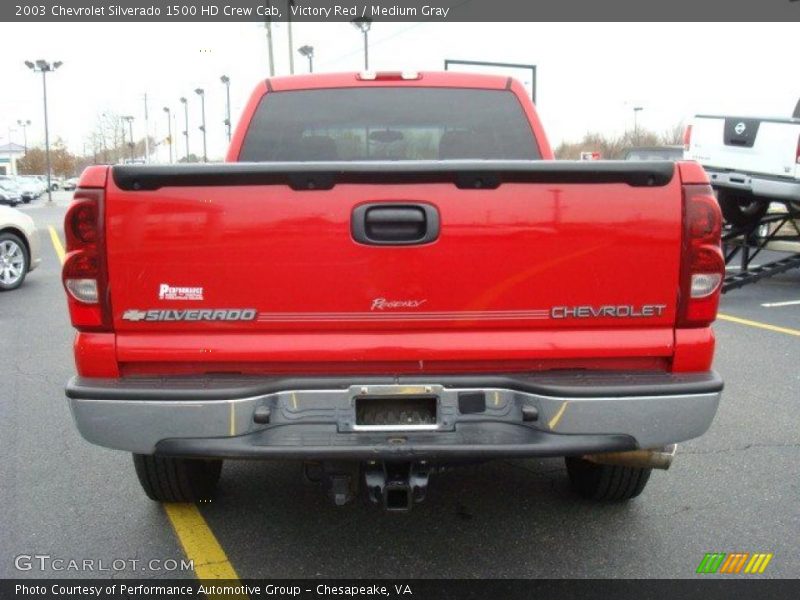 Victory Red / Medium Gray 2003 Chevrolet Silverado 1500 HD Crew Cab