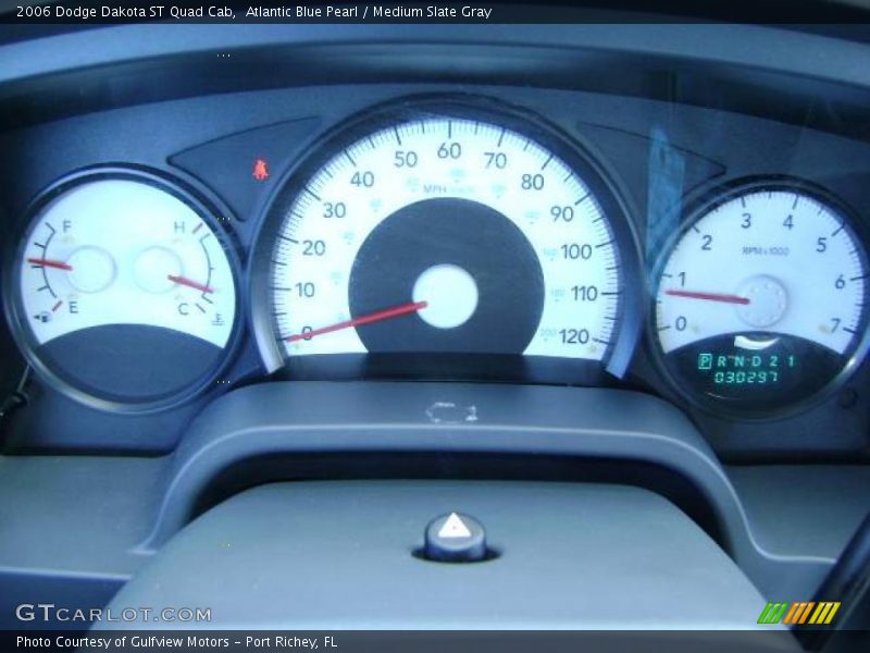 Atlantic Blue Pearl / Medium Slate Gray 2006 Dodge Dakota ST Quad Cab