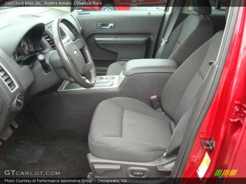 Redfire Metallic / Charcoal Black 2007 Ford Edge SEL