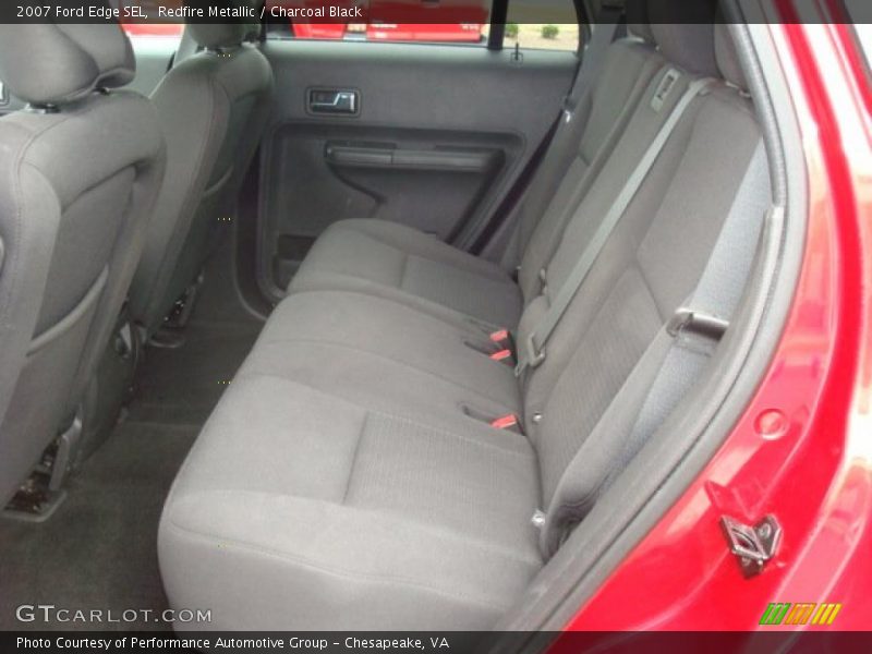 Redfire Metallic / Charcoal Black 2007 Ford Edge SEL