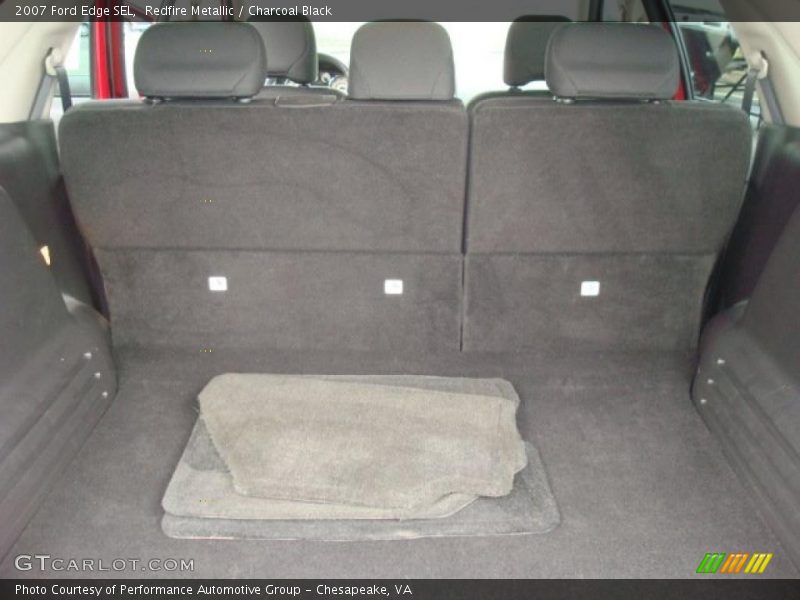 Redfire Metallic / Charcoal Black 2007 Ford Edge SEL