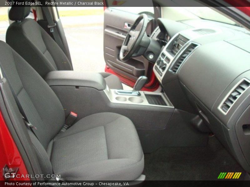 Redfire Metallic / Charcoal Black 2007 Ford Edge SEL