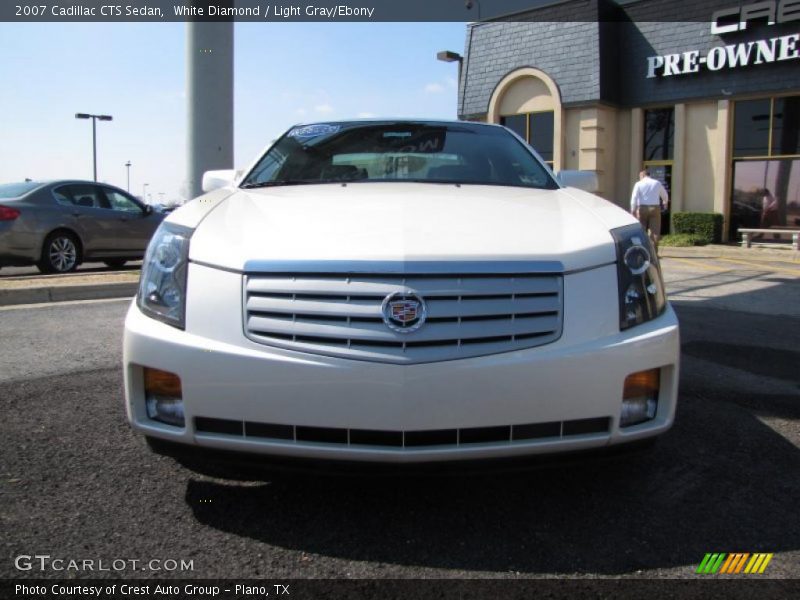 White Diamond / Light Gray/Ebony 2007 Cadillac CTS Sedan