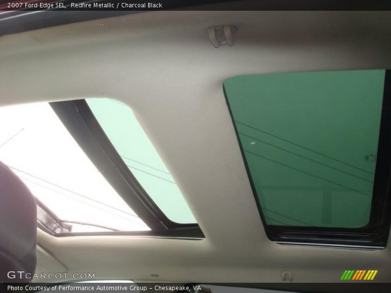 Redfire Metallic / Charcoal Black 2007 Ford Edge SEL