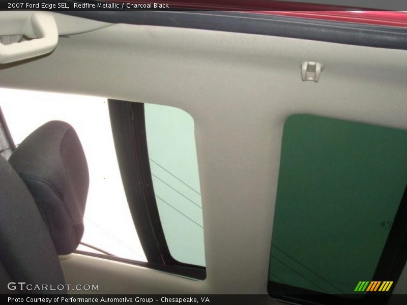 Redfire Metallic / Charcoal Black 2007 Ford Edge SEL