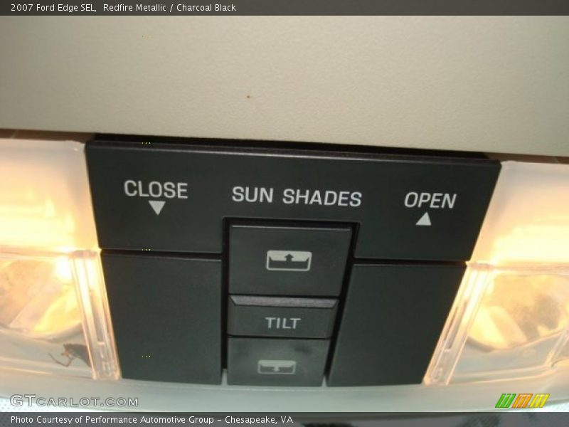 Redfire Metallic / Charcoal Black 2007 Ford Edge SEL