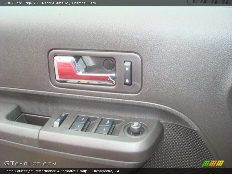 Redfire Metallic / Charcoal Black 2007 Ford Edge SEL