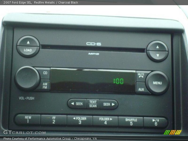 Redfire Metallic / Charcoal Black 2007 Ford Edge SEL