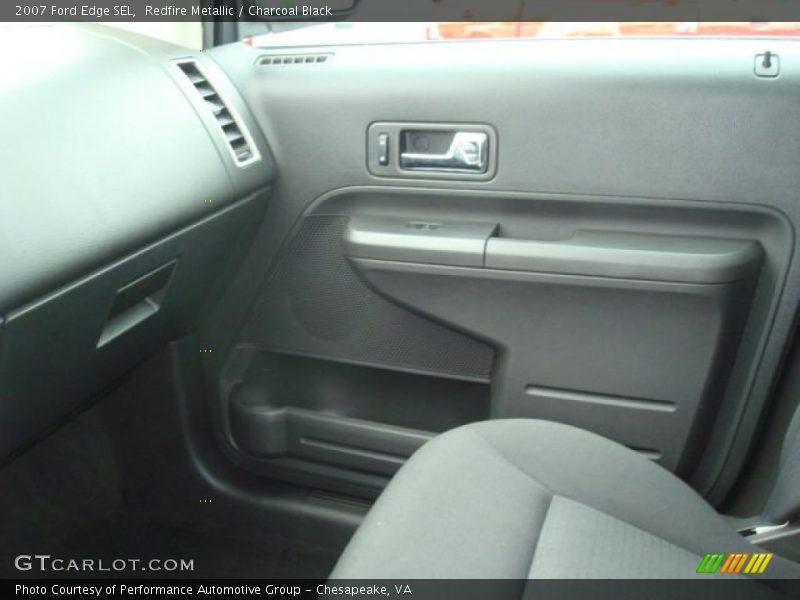 Redfire Metallic / Charcoal Black 2007 Ford Edge SEL