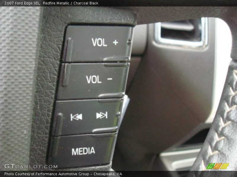 Redfire Metallic / Charcoal Black 2007 Ford Edge SEL