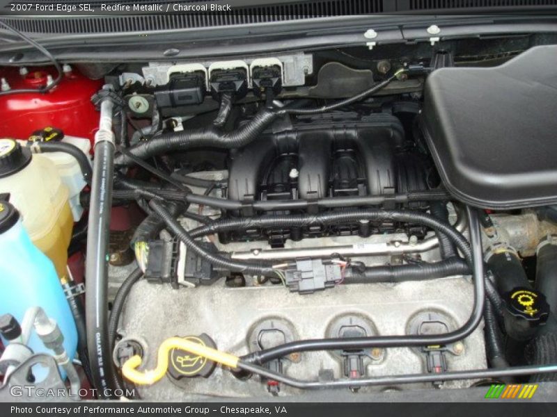 Redfire Metallic / Charcoal Black 2007 Ford Edge SEL
