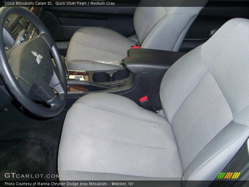 Quick Silver Pearl / Medium Gray 2009 Mitsubishi Galant ES