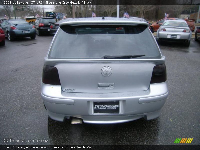 Silverstone Grey Metallic / Black 2003 Volkswagen GTI VR6