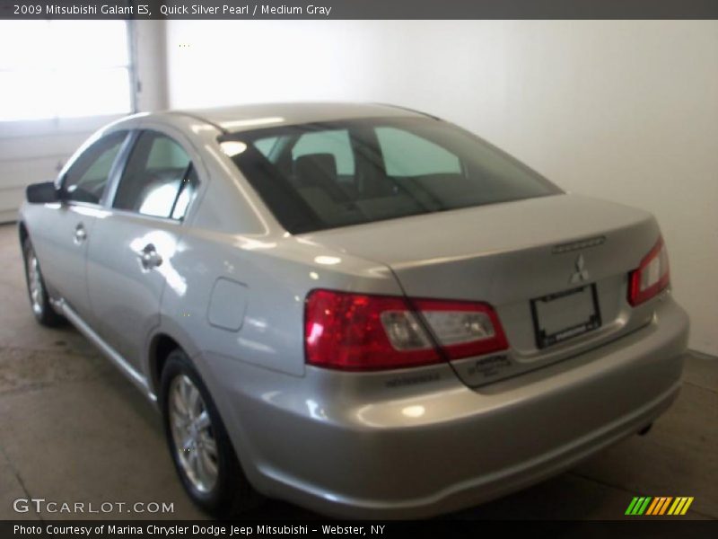 Quick Silver Pearl / Medium Gray 2009 Mitsubishi Galant ES