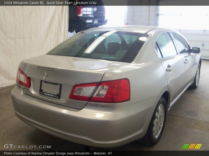 Quick Silver Pearl / Medium Gray 2009 Mitsubishi Galant ES