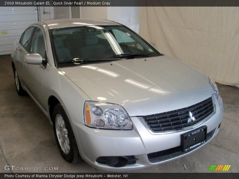 Quick Silver Pearl / Medium Gray 2009 Mitsubishi Galant ES