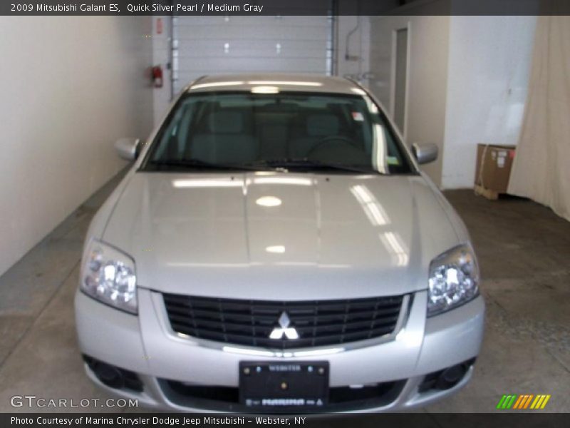 Quick Silver Pearl / Medium Gray 2009 Mitsubishi Galant ES