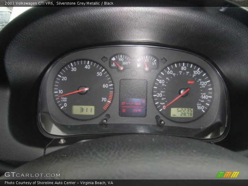 Silverstone Grey Metallic / Black 2003 Volkswagen GTI VR6