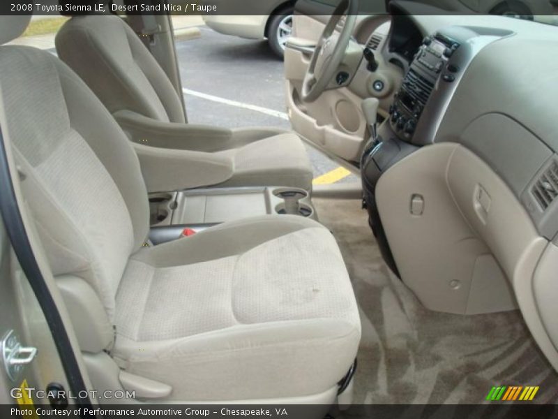Desert Sand Mica / Taupe 2008 Toyota Sienna LE